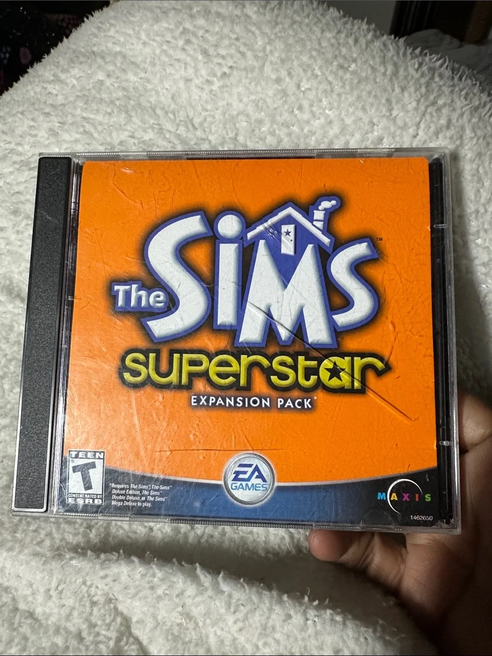 The Sims: Superstar Expansion Pack & 1602 A.D. -used scratches on case